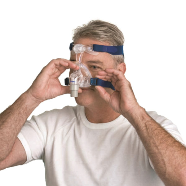 Man Fitting Mirage Micro Mask